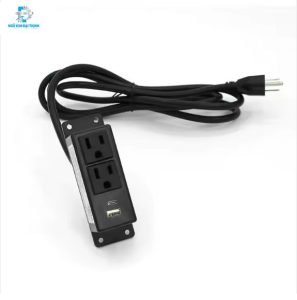 Ổ CẮM USB 03 CHẤU + 1 CỔNG USB-A + 1 CỔNG TYPE-C ( 2 ổ cắm)