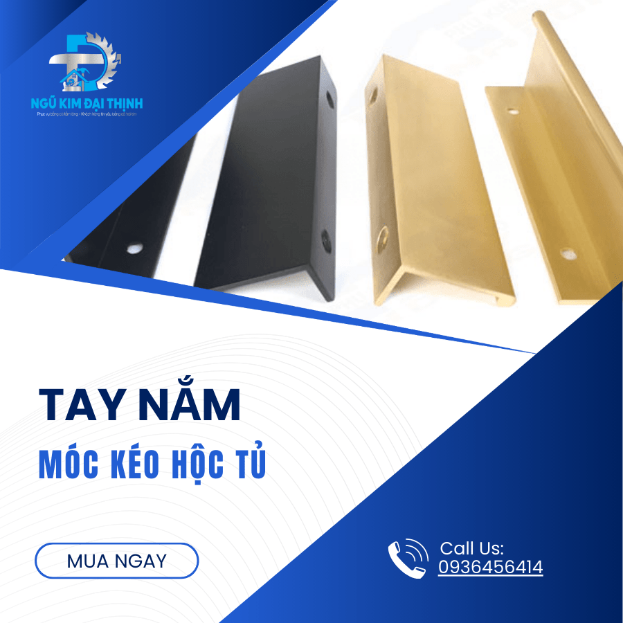 Tay nắm móc kéo hộc tủ