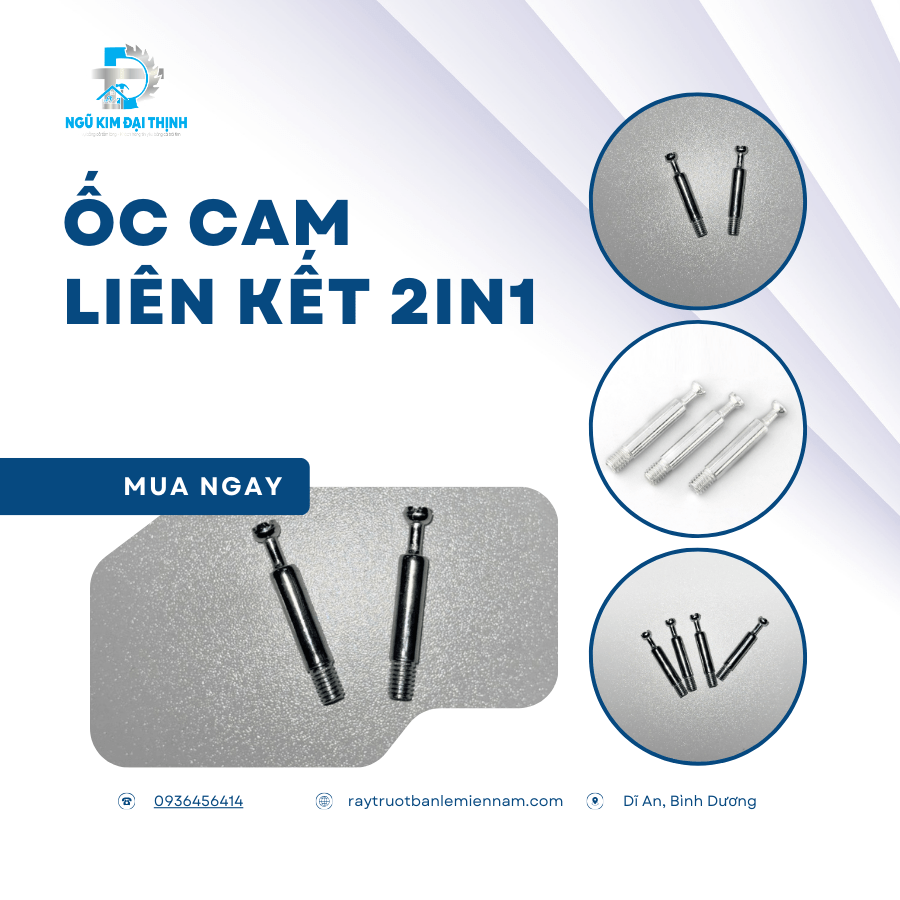 Ốc cam liên kết 2in1