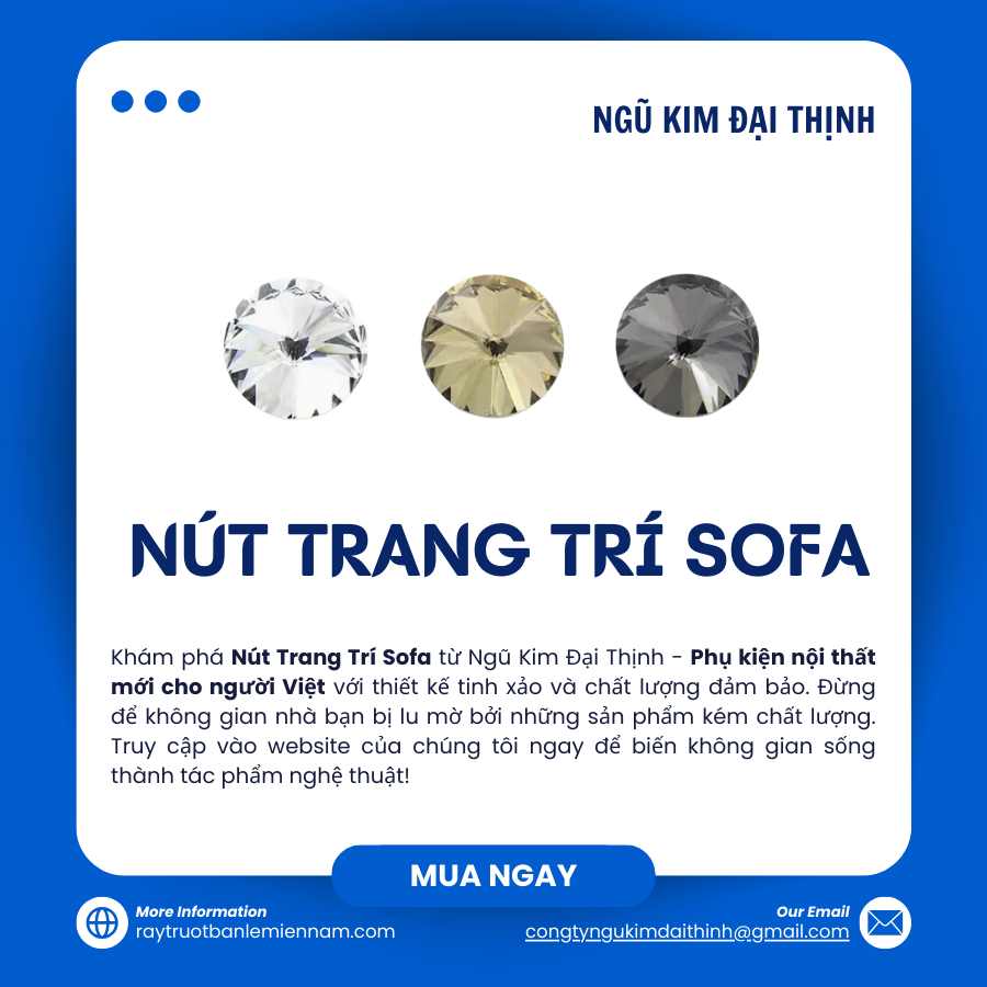 Nút Trang Trí Sofa Cao Cấp